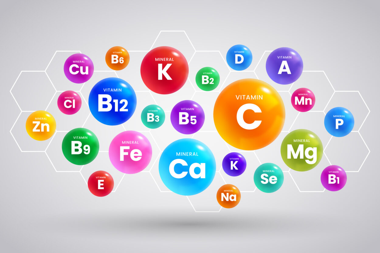 mélange vitamines et minéraux